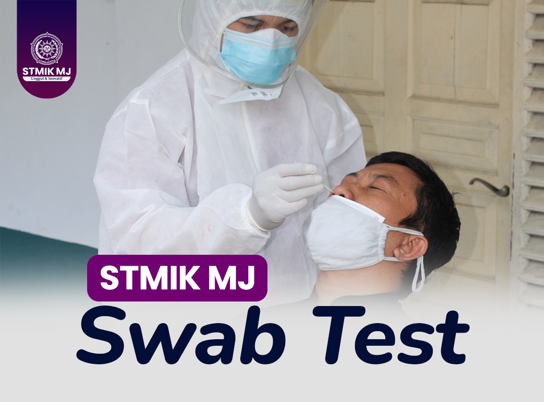 Swab Test Antigen untuk Karyawan STMIK Muhammadiyah Jakarta 2021