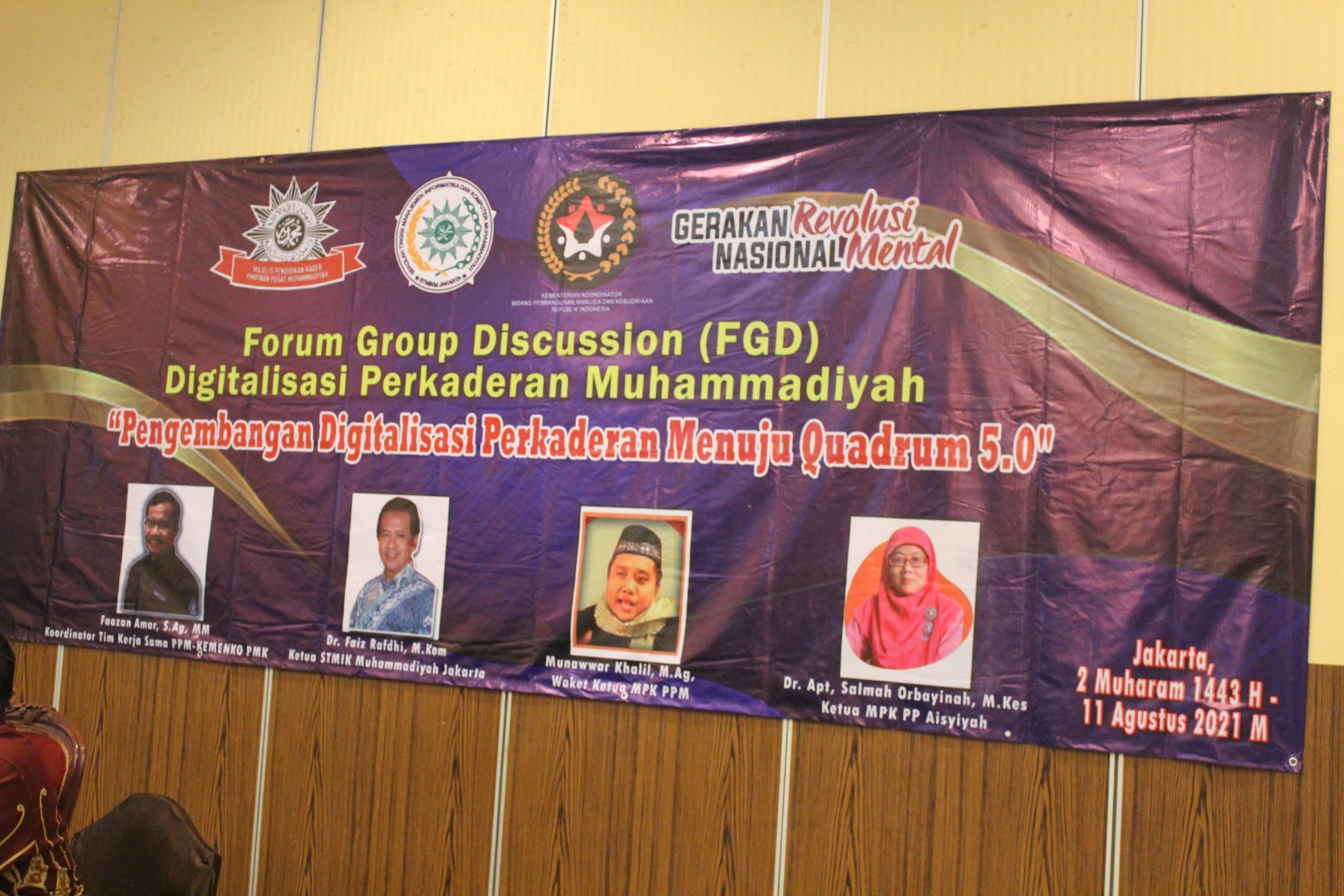 Forum Group Discussion Digitalisasi Pengkaderan Muhammadiyah 2021