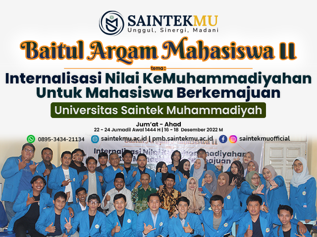 Universitas Saintek Muhammadiyah Gelar Baitul Arqam Mahasiswa II