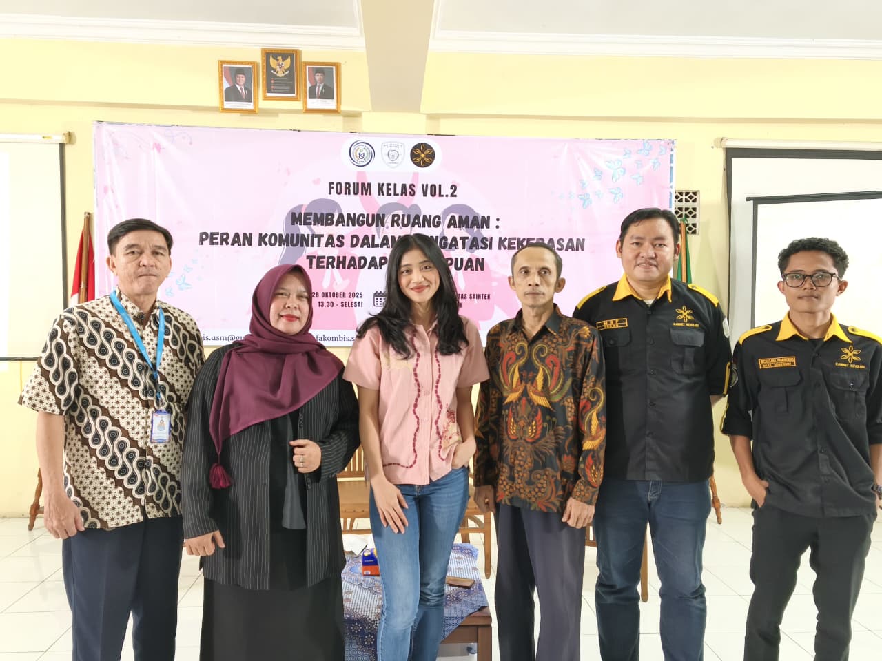 BEM FAKULTAS KOMUNIKASI & BISNIS UNIVERSITAS SAINTEK MUHAMMADIYAH MENGGELAR FORUM KELAS VOL.2 MENGANGKAT ISU PEREMPUAN