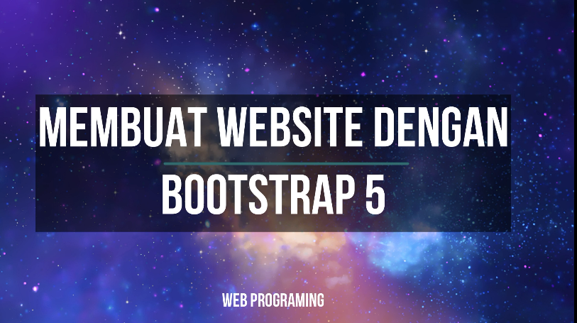 Membuat Website dengan Bootstrap 5